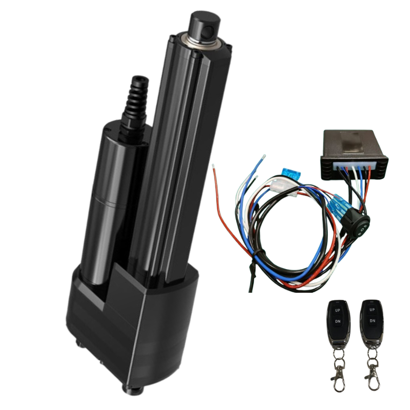 24V DC Motor Drive Electric Actuator High-Force 8kN Corrosion-proof w/ Manual Drive